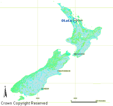 Map showing Otata