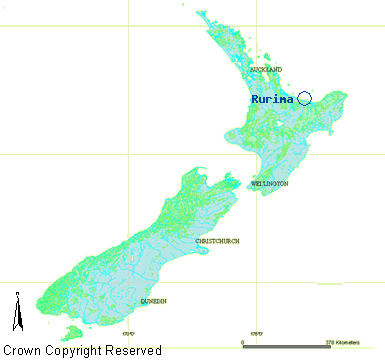 Map showing Rurima