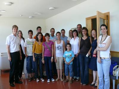  Small Celebration after the Final of the Competition in Guimaraes