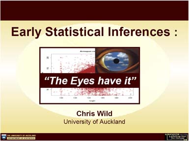 Early Statistical inferences: The Eyes Have It